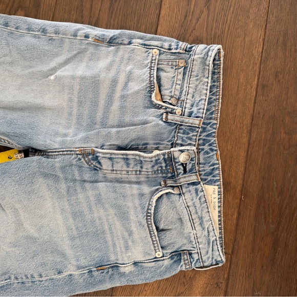 Rag and Bone Maya Cropped Flare Classic Blue Women's Jeans - Picture 4 of 8